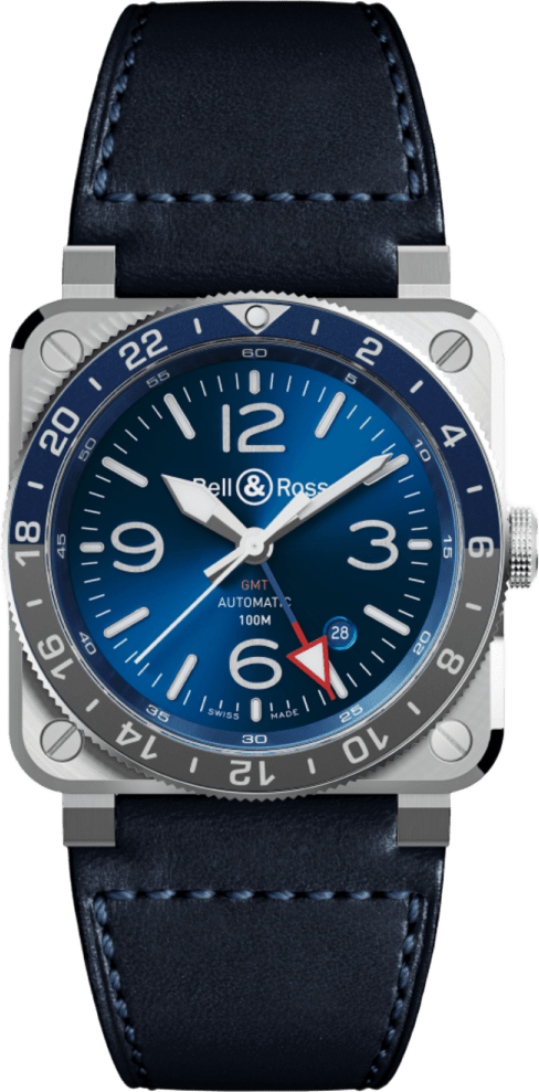 Bell & Ross Br 03-93 Gmt Blue