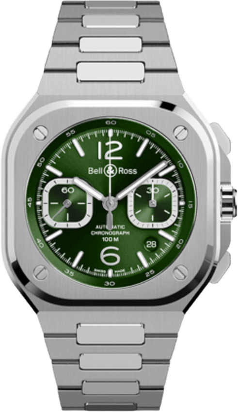 Bell & Ross Br 05 Chrono Green Steel