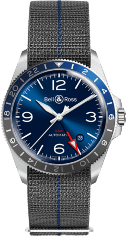 Bell & Ross Br V2-93 Gmt Blue