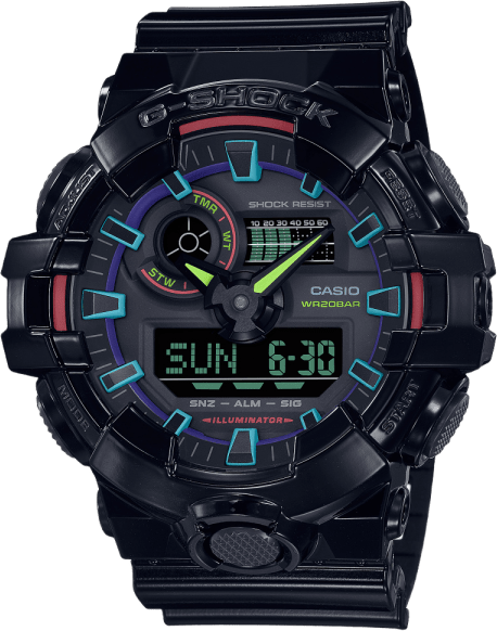 Casio Analog-digital Ga-700 Series