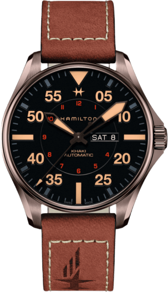 Hamilton Khaki Aviation Pilot Day Date Auto