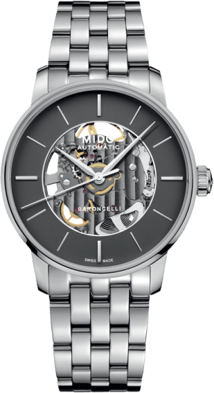 Mido Baroncelli Signature Skeleton