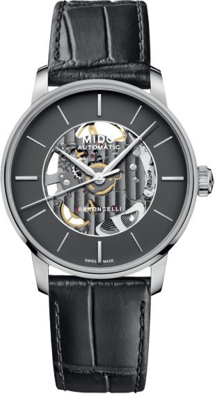 Mido Baroncelli Signature Skeleton