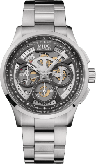 Mido Multifort Skeleton Chronograph