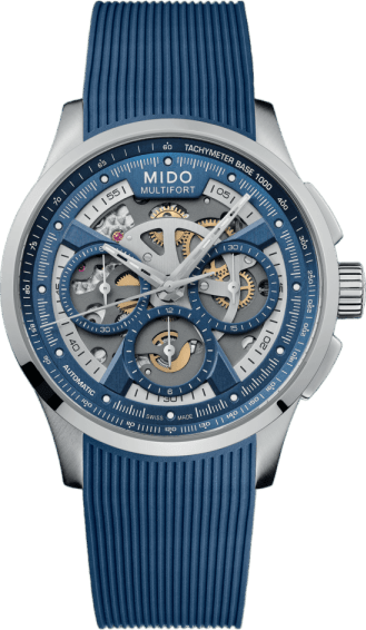 Mido Multifort Skeleton Chronograph