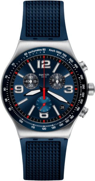 Swatch Irony Blue Grid