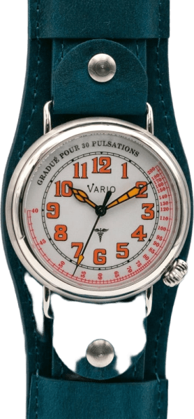 Vario 1918 Medic White Dial with Orange Lume