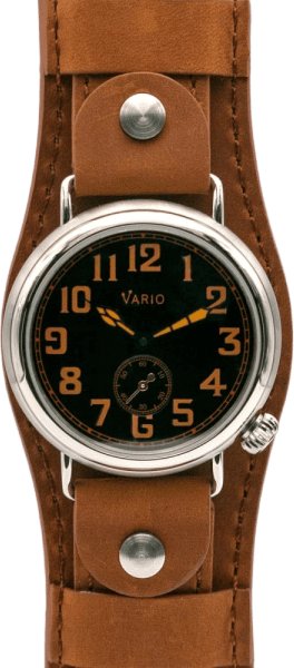 Vario 1918 Trench Black Dial with Orange Lume