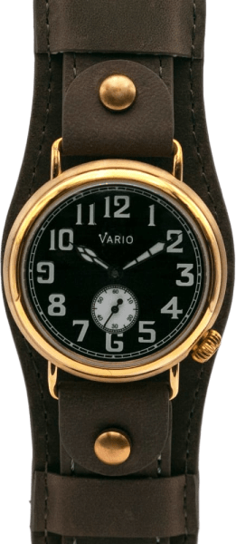 Vario 1918 Trench Brass Black Dial with White Lume