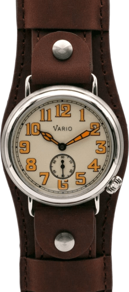 Vario 1918 Trench Cream Dial with Orange Lume