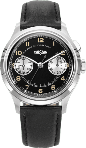 Vulcain Monopusher Heritage - Black & White