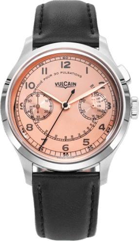 Vulcain Monopusher Heritage - Salmon