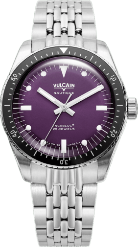 Vulcain Skindiver Nautique - Purple