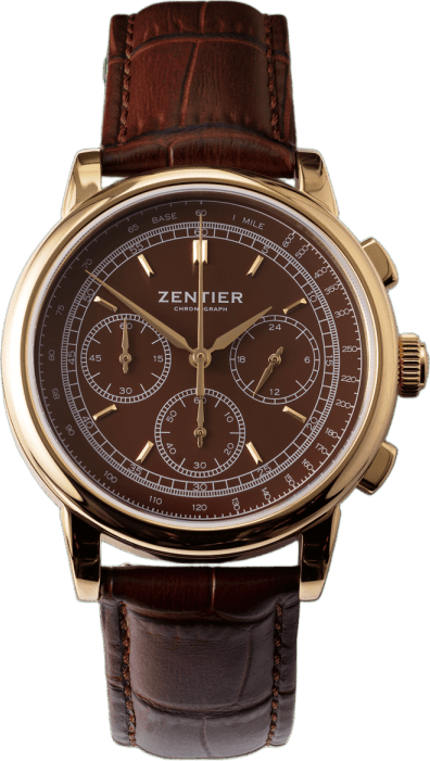 Zentier Zentier Chronograph - Chocolate