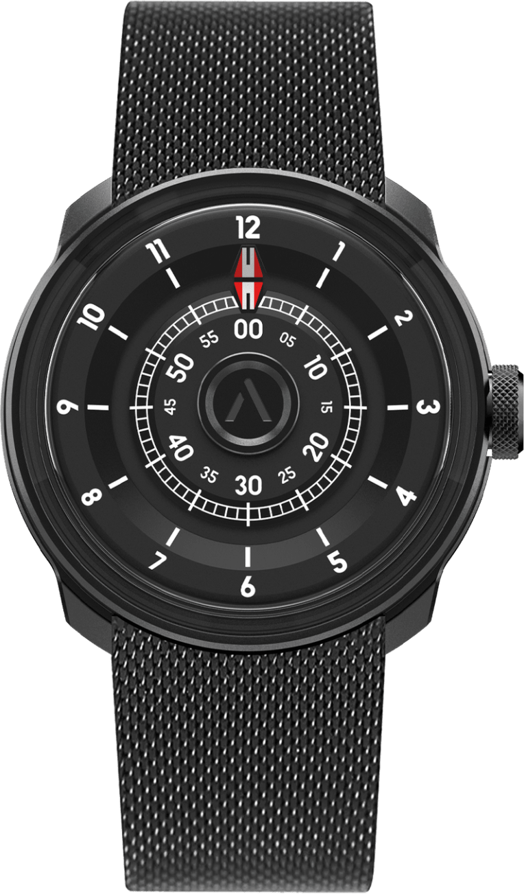 AISION NGIZED - Layer-0 Suspended Dial - Black Case