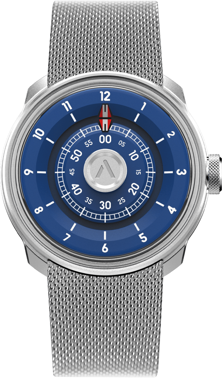 AISION NGIZED - Layer-0 Suspended Dial - Blue Dial