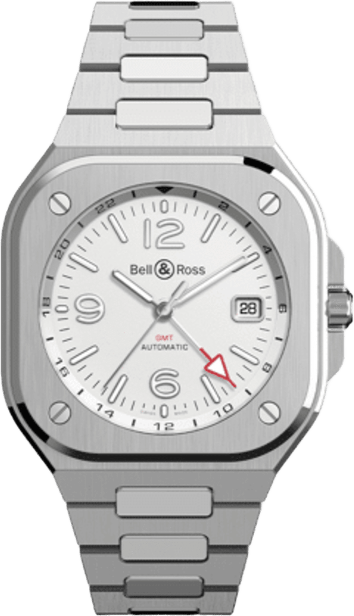 Bell & Ross Br 05 Gmt White