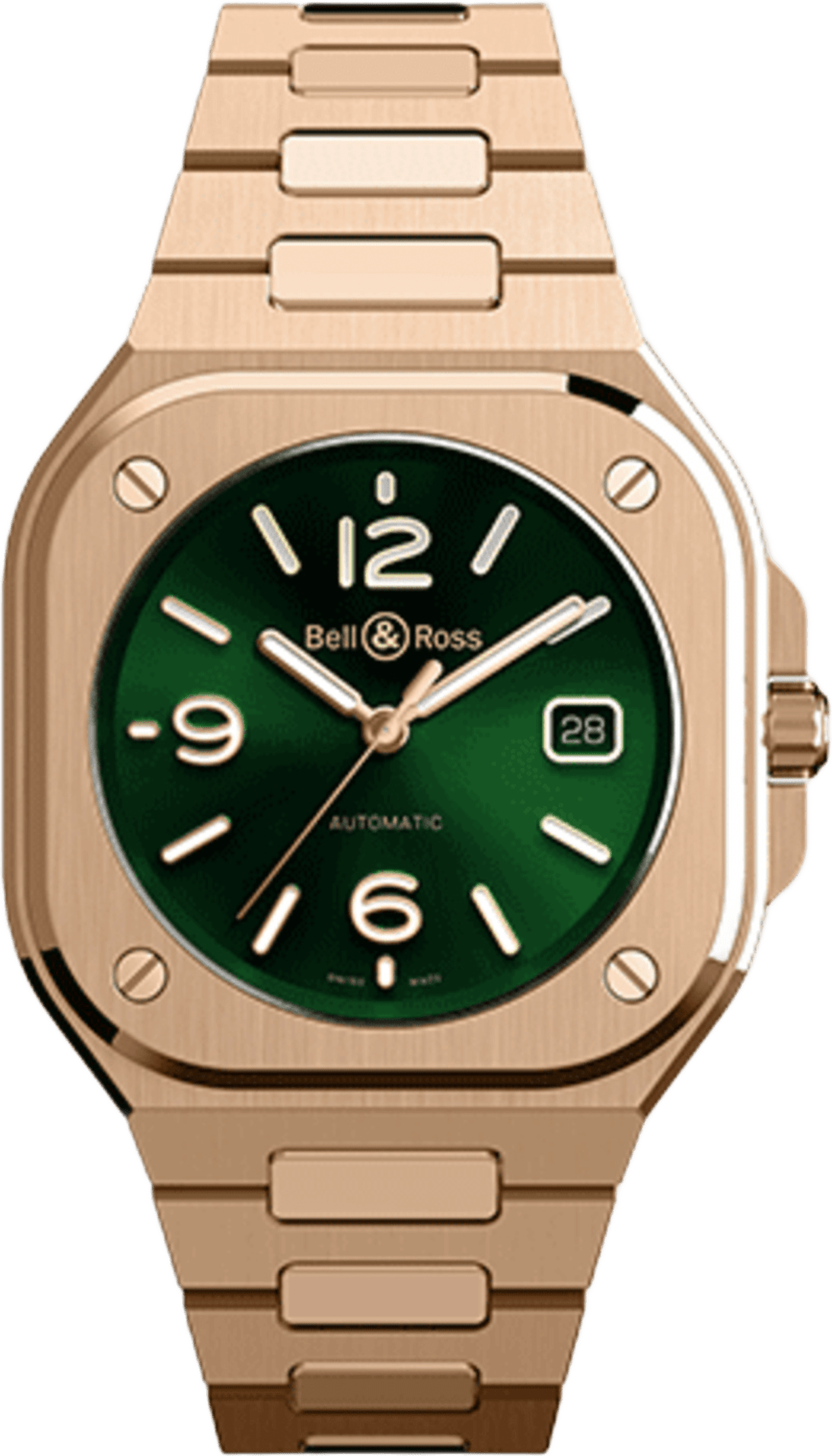 Bell & Ross Br 05 Green Gold