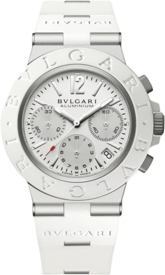 Bulgari Aluminium Chronograph White