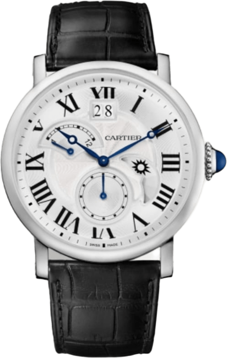Cartier Rotonde De Cartier Watch, Large Date, Retrograde Second Time Zone And Day Night Indicator