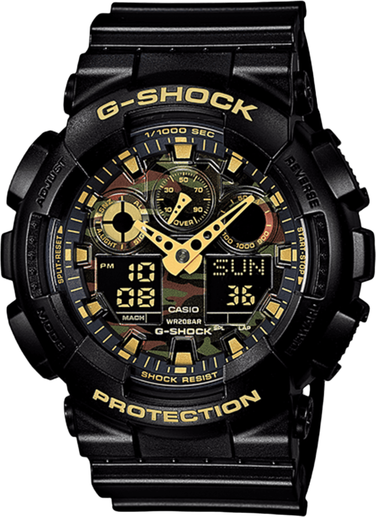 Casio Analog-digital Ga-100 Series