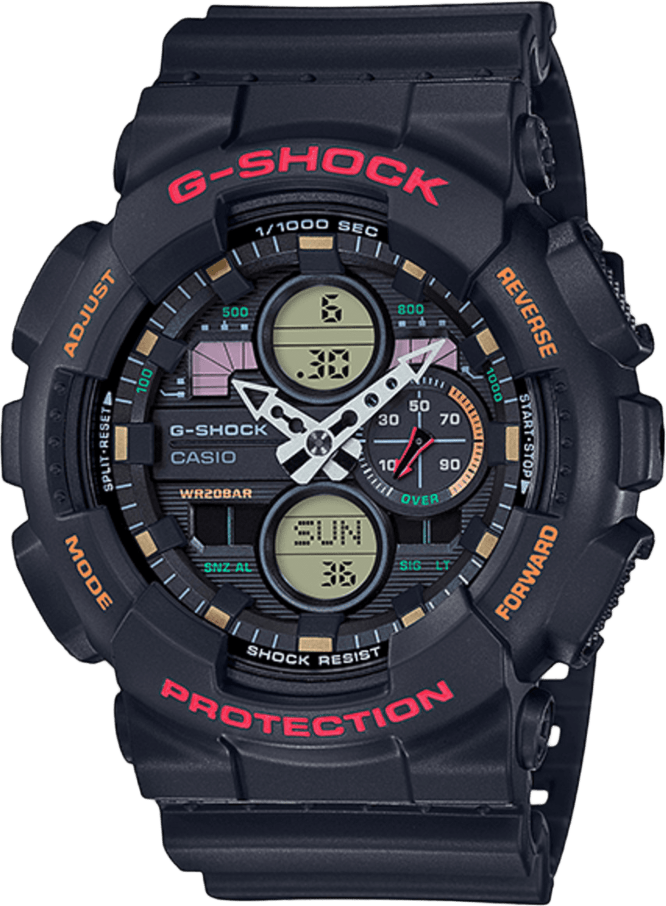 Casio Analog-digital Ga-140 Series