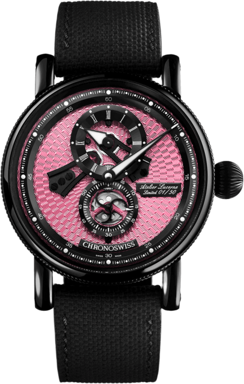 Chronoswiss Flying Regulator Open Gear Pink Panther