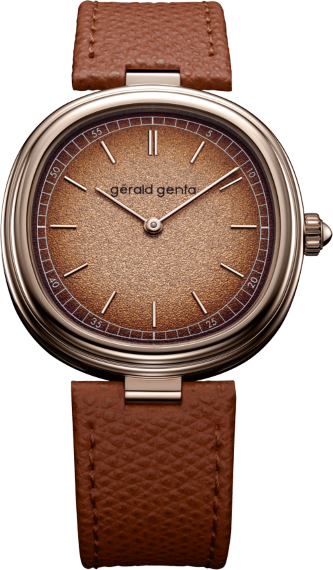 Gérald Genta Geneva Time Only Marrone