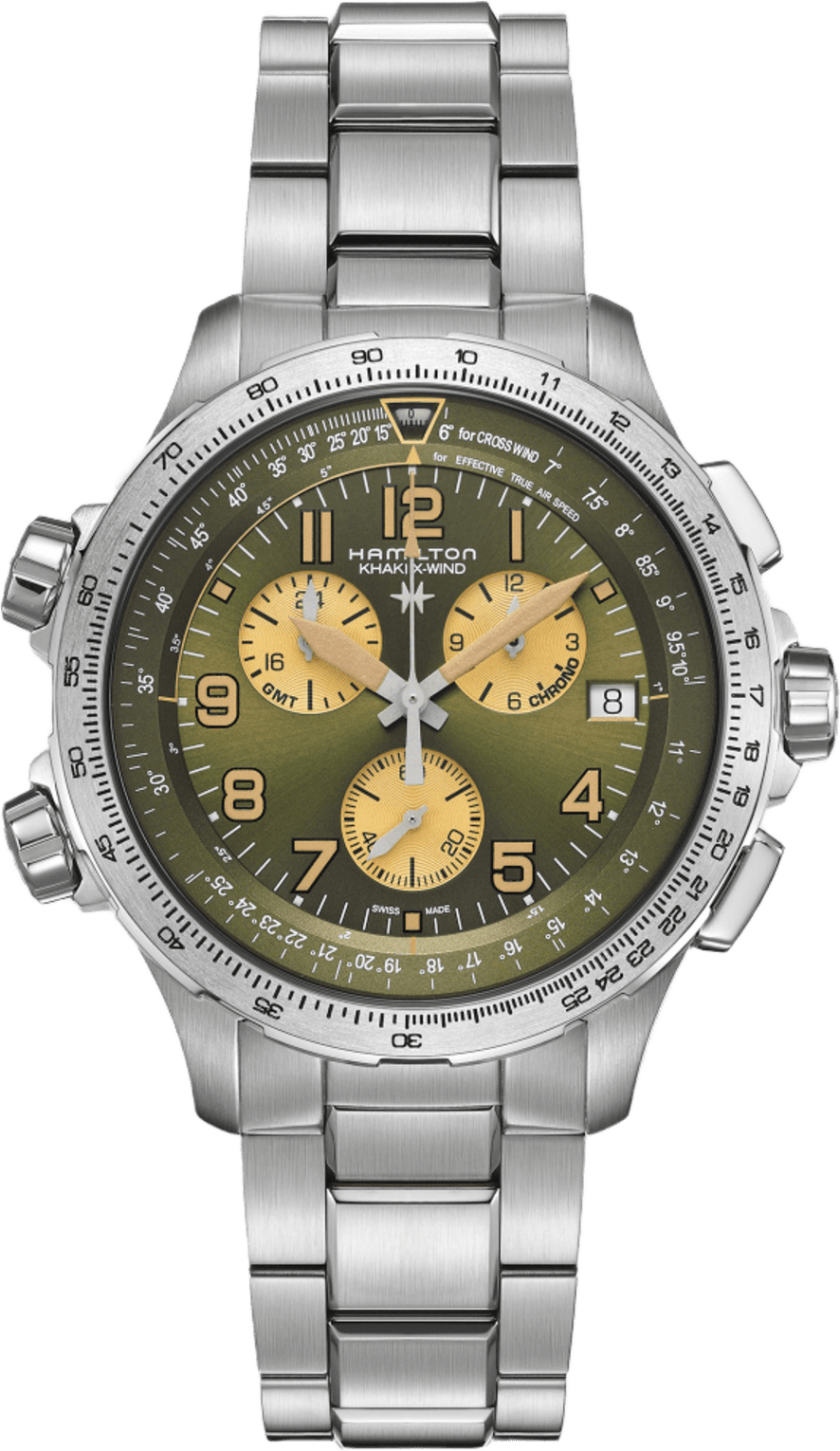 Hamilton Khaki Aviation X-wind Gmt Chrono Quartz