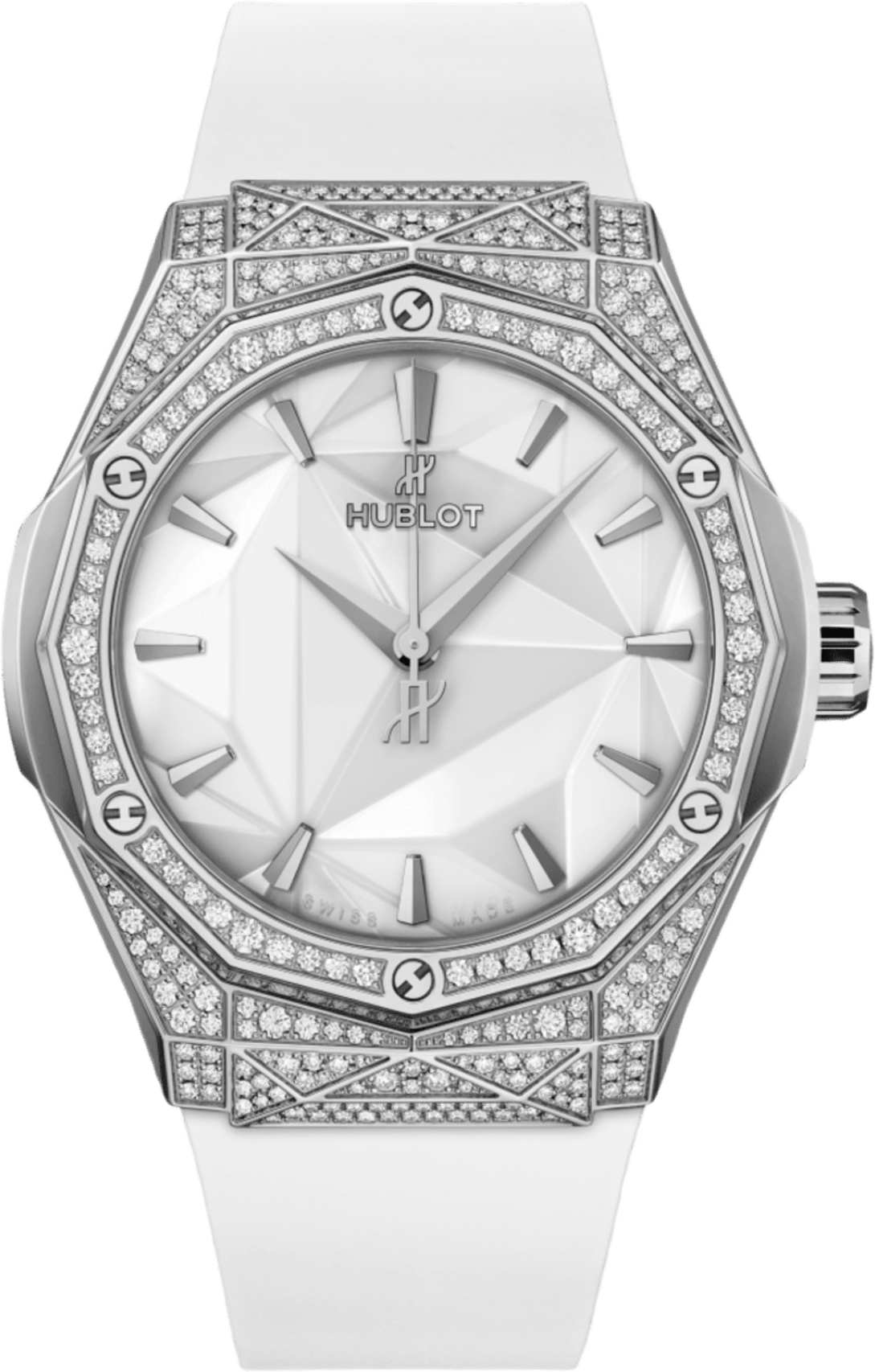 Hublot Classic Fusion Orlinski Titanium White Pavé