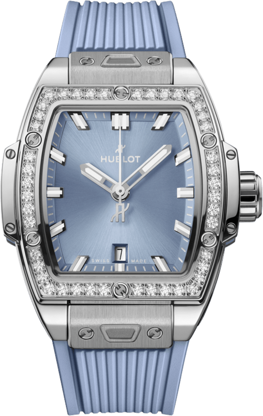 Hublot Spirit of Big Bang Steel Coal Blue Diamonds 32 mm