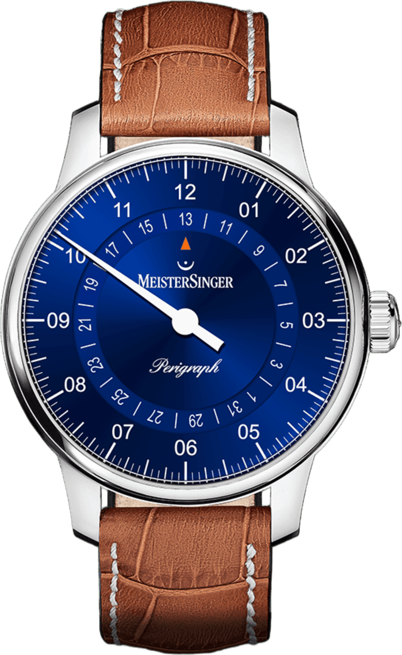 MeisterSinger Perigraph - 38mm - Sunburst Blue