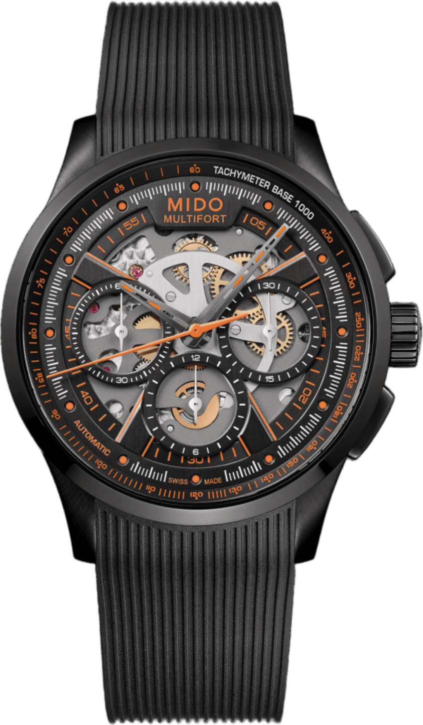 Mido Multifort Skeleton Chronograph