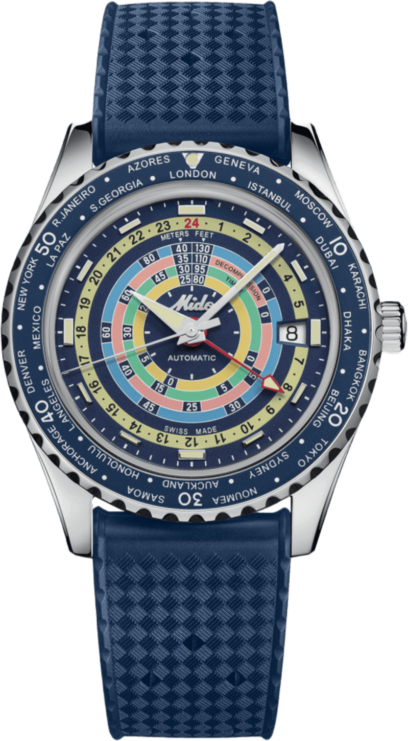 Mido Ocean Star Decompression Worldtimer