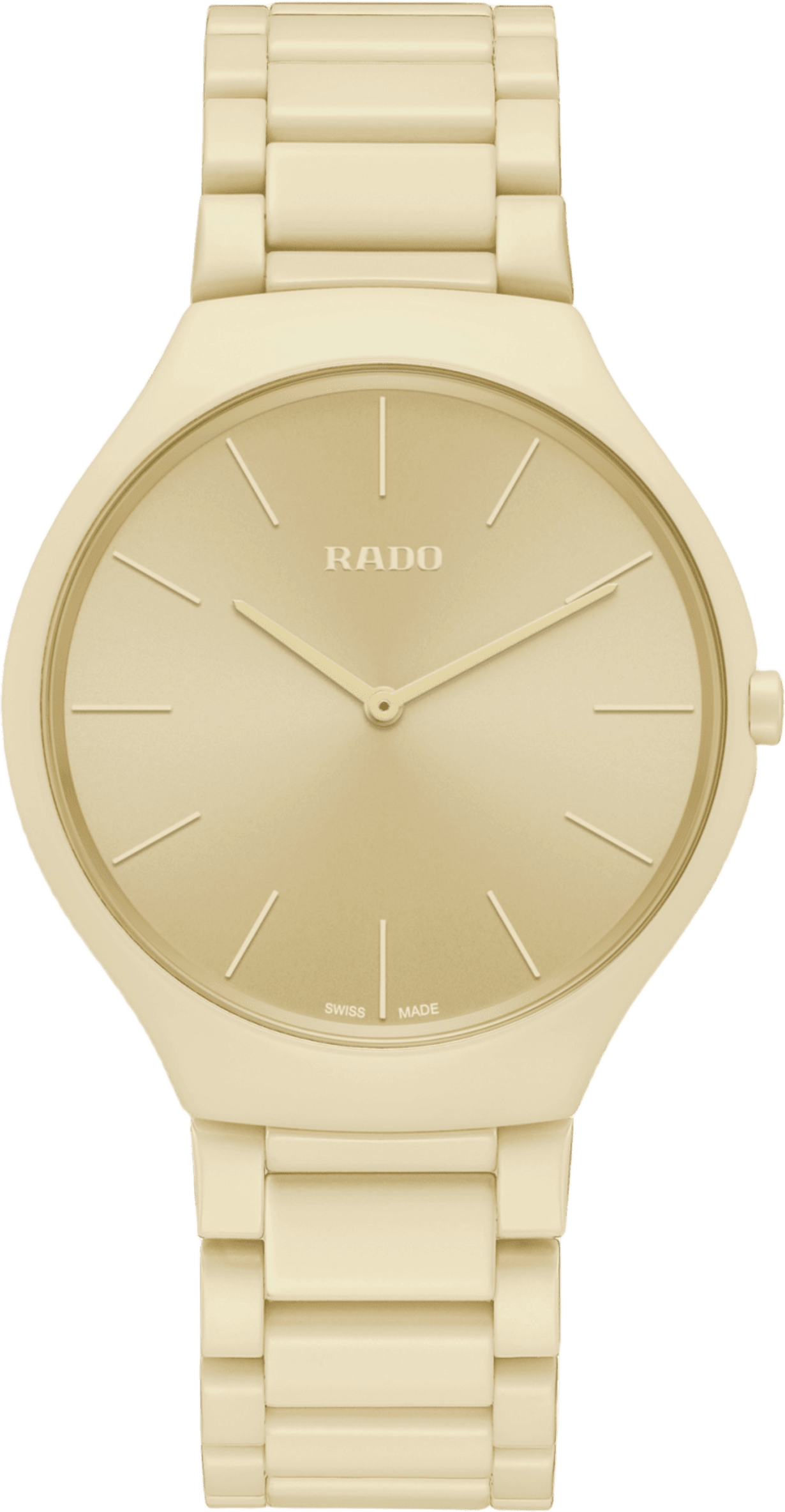 Rado True Round Thinline Les Couleurs™ Le Corbusier Cream White 32001