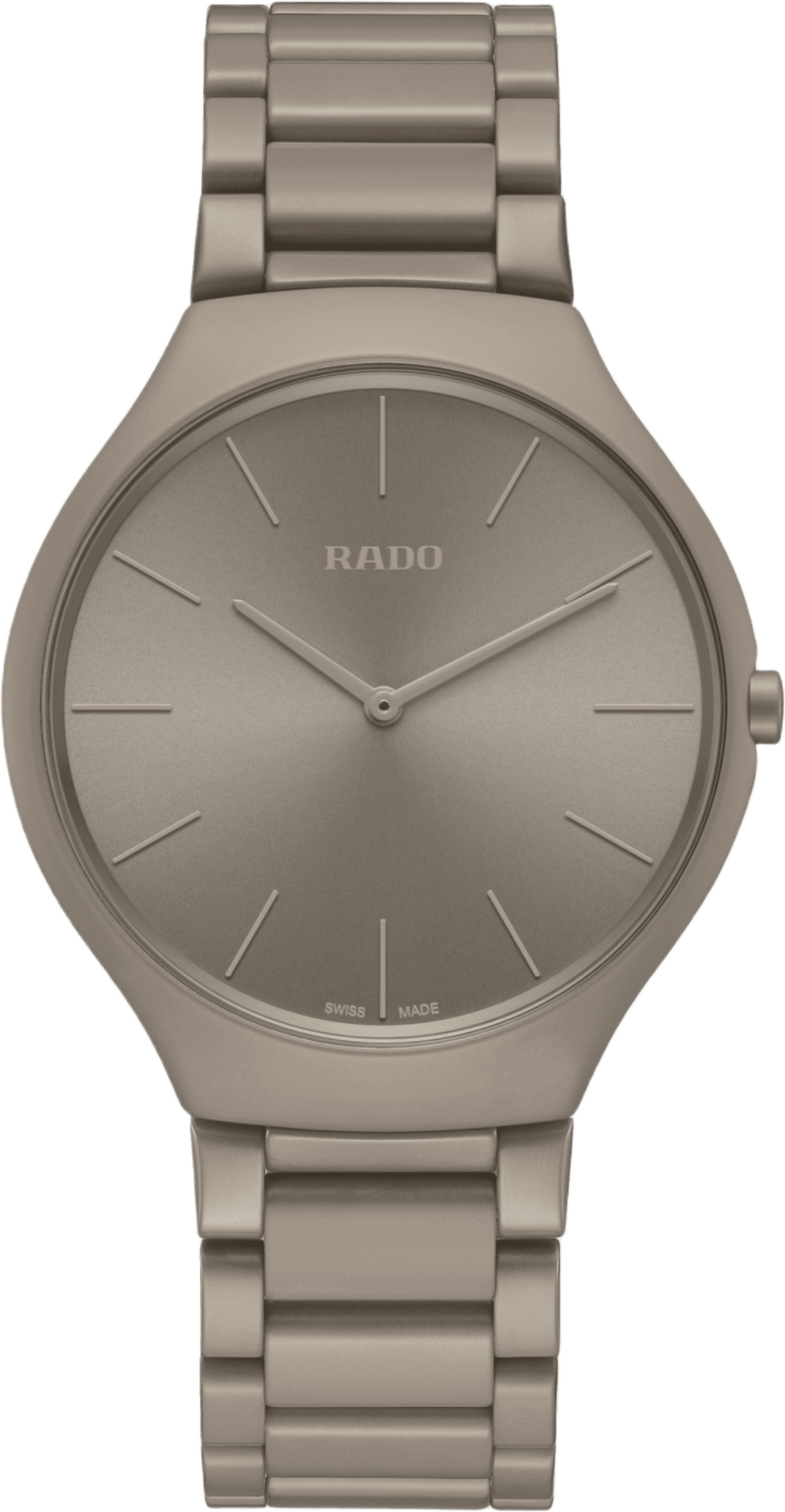 Rado True Round Thinline Les Couleurs™ Le Corbusier Grey Brown Natural Umber 32141