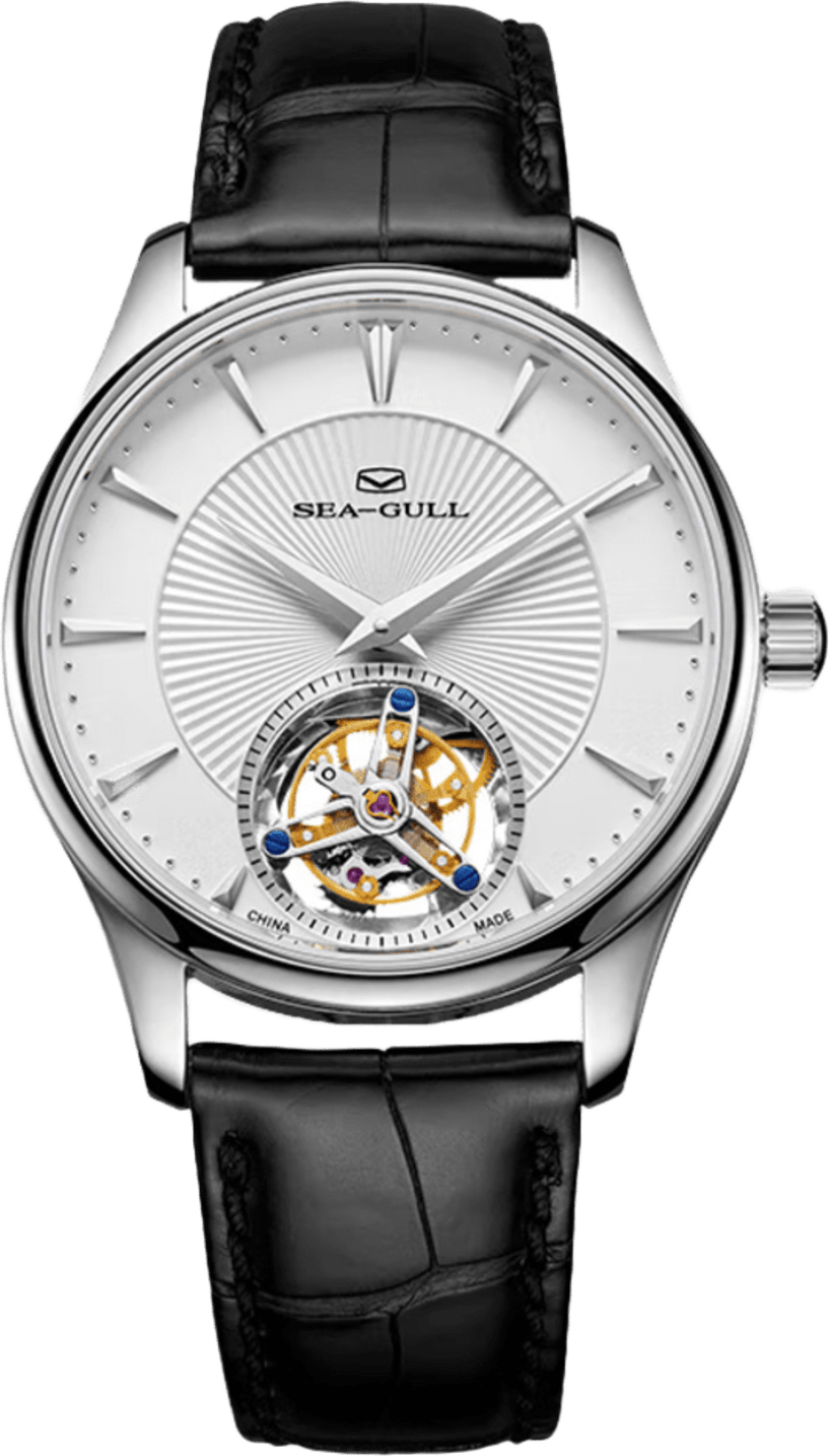 Seagull Nter Axis Tourbillon Watch Folding Fan Patterned