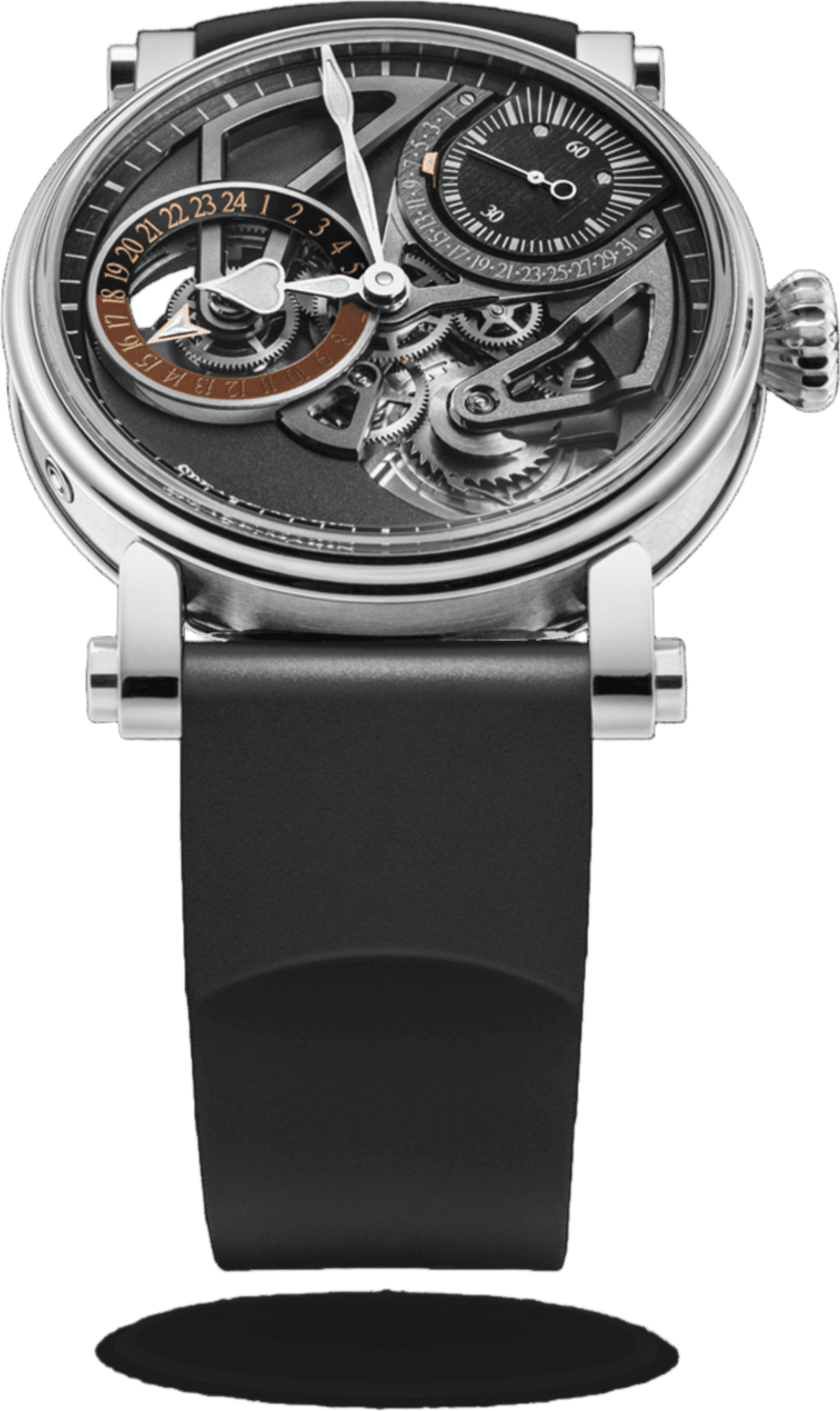 Speake Marin Openworked Dual Time Titanium