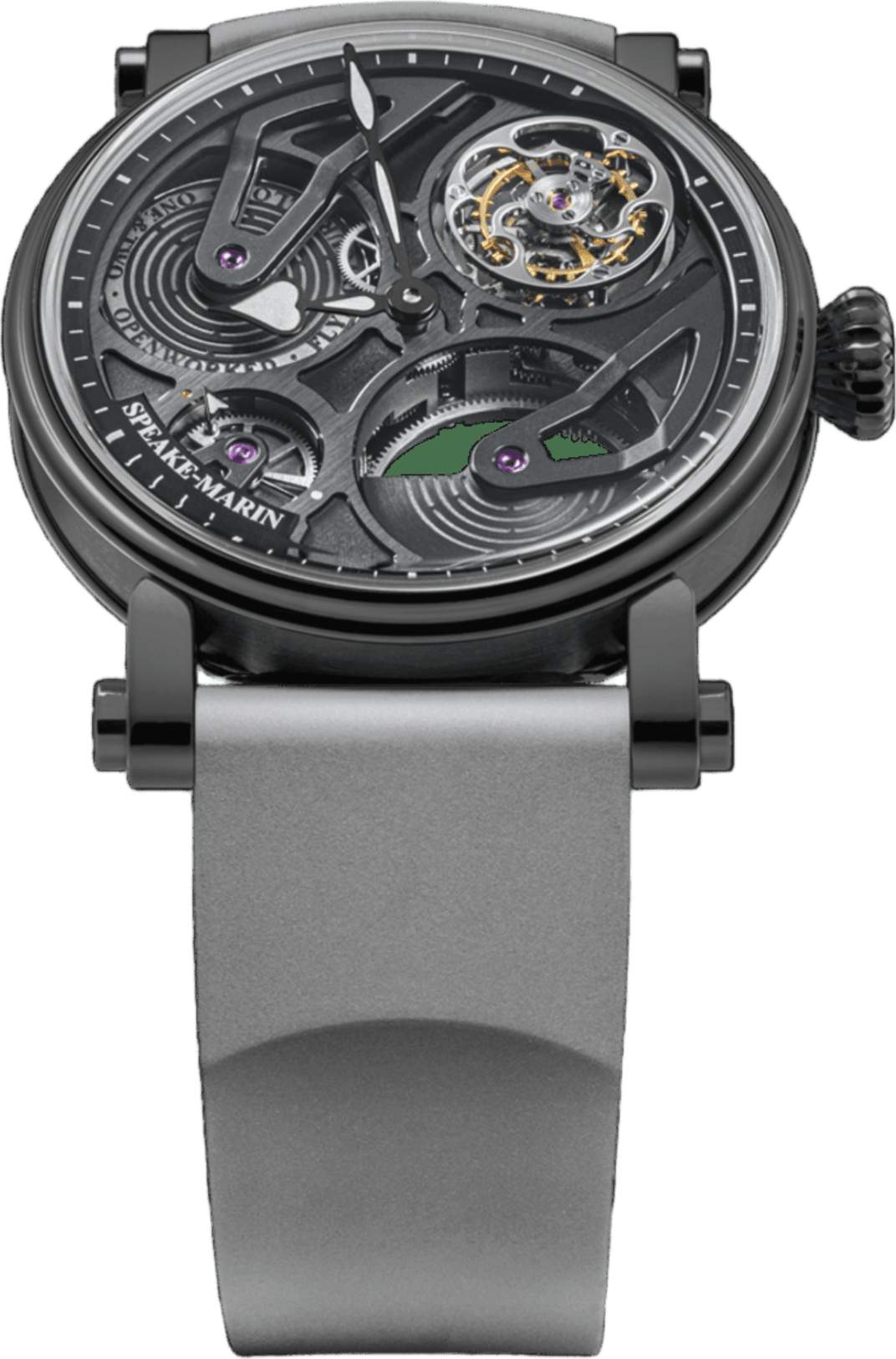 Speake Marin Openworked Tourbillon Black Dlc