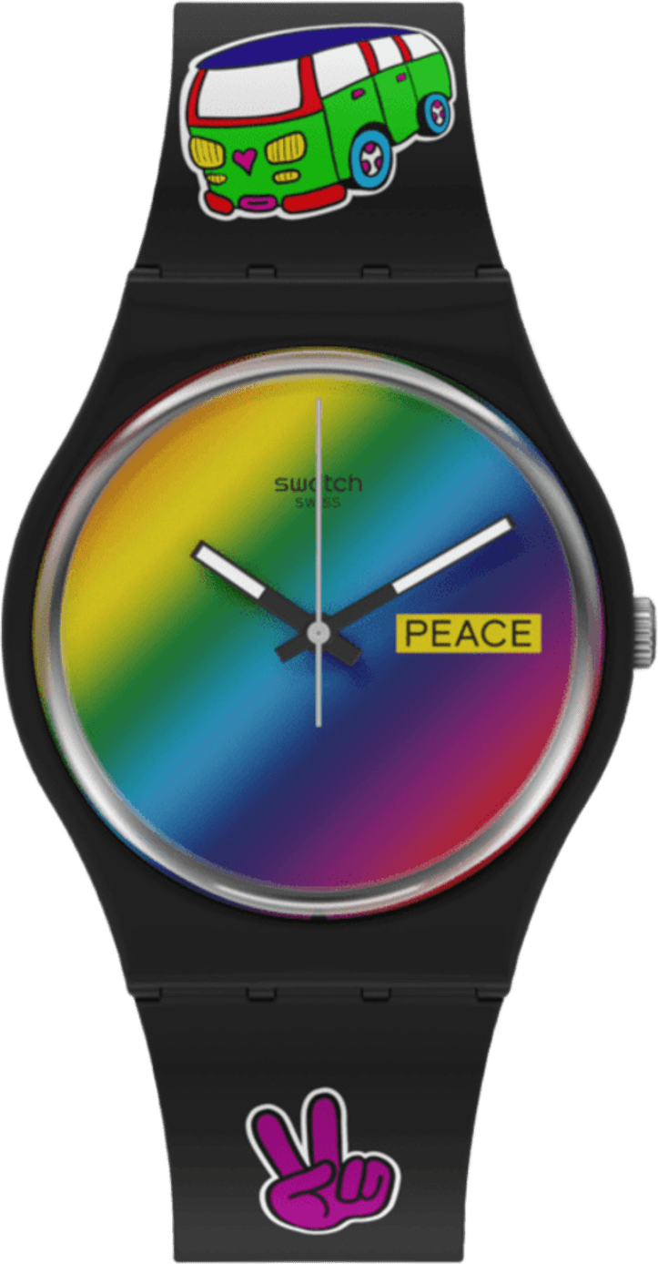 Swatch Bioceramic Flower Power Go With The 'bow