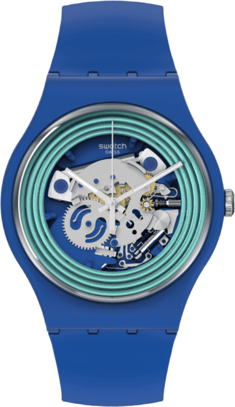 Swatch Monthly Drops Blue Ringspay!