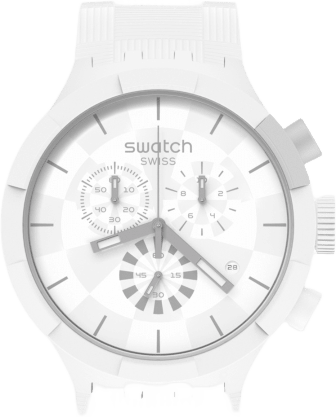 Swatch Monthly Drops Chequered White