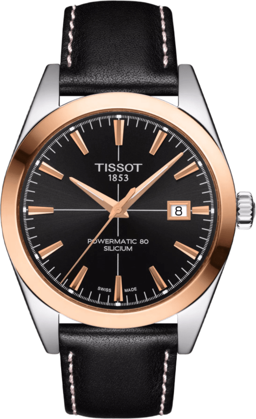 Tissot Tissot Gentleman Powermatic 80 Silicium Solid 18k Gold Bezel