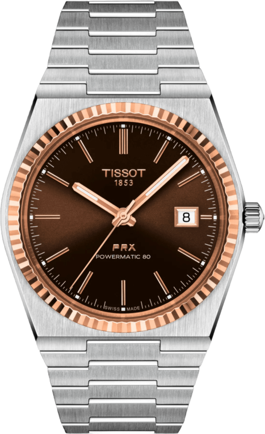 Tissot Tissot Prx Powermatic 80 Steel & 18k Gold Bezel
