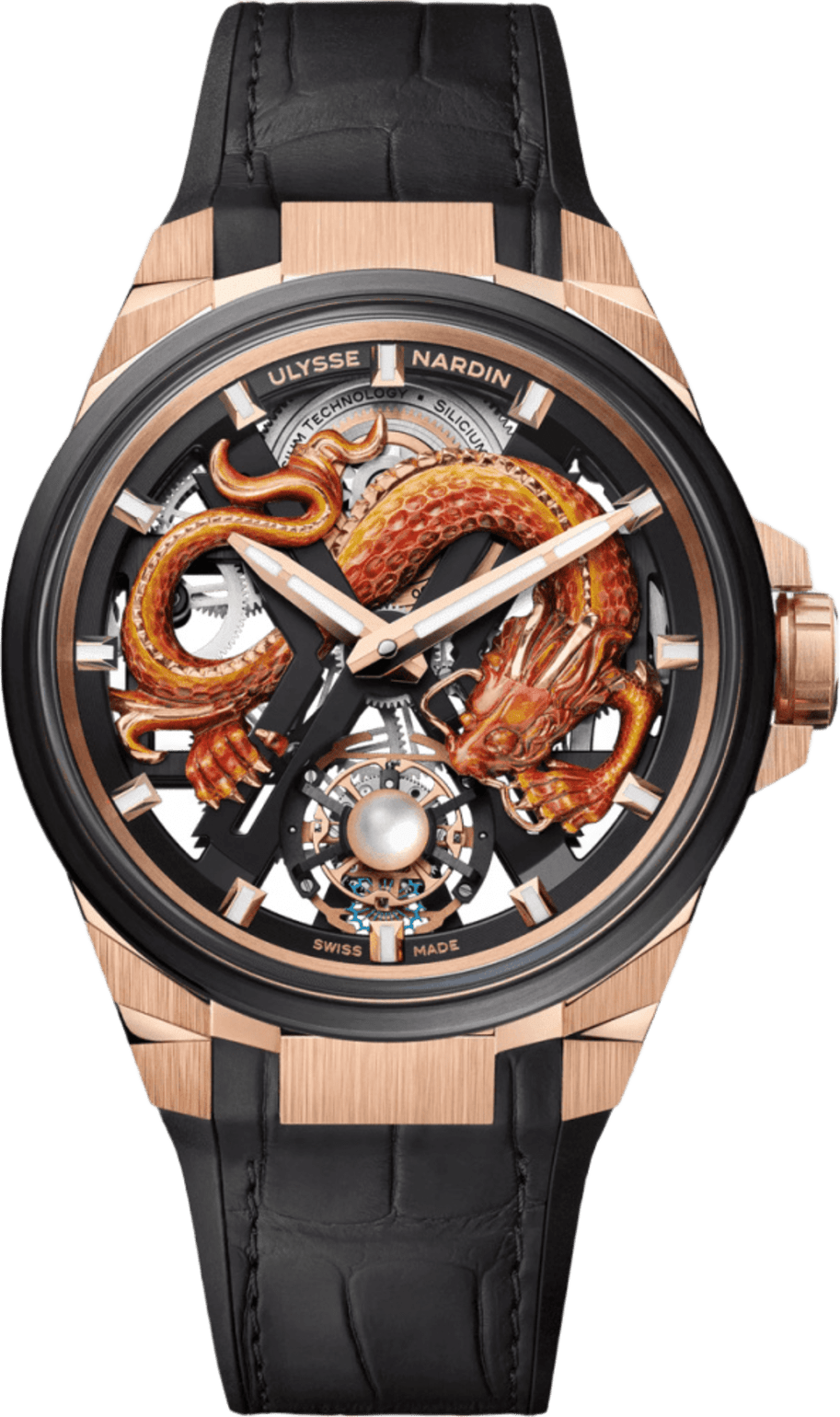 Ulysse Nardin Hours And Minutes. Flying Carousel.