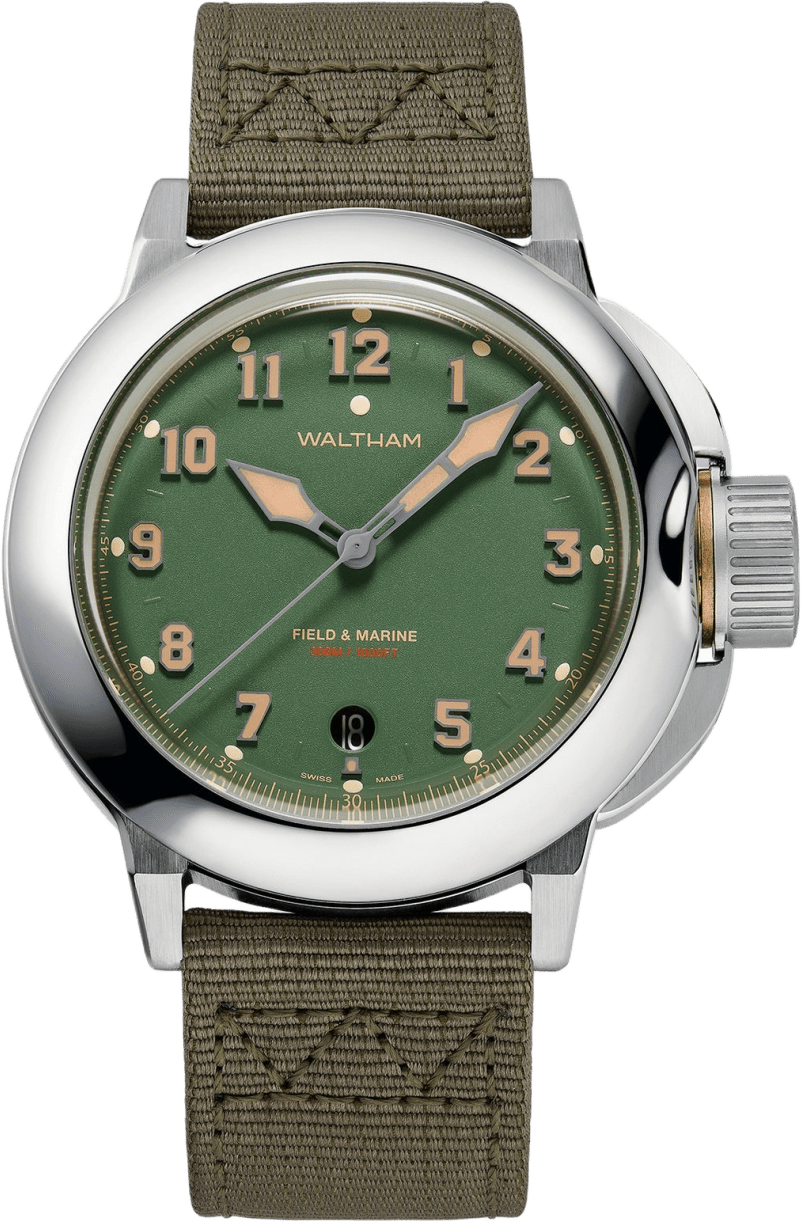 Waltham Field & Marine Automatic Military Green