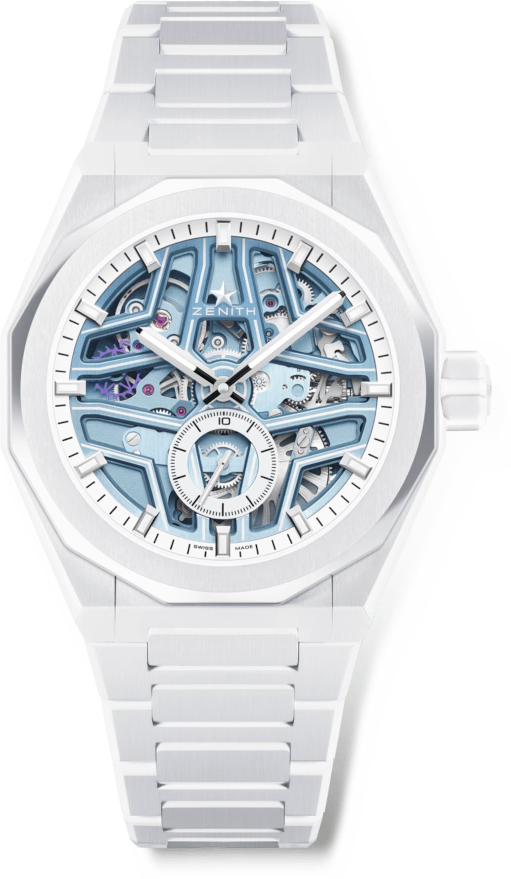 Zenith Defy Skyline Skeleton White Surfer Ceramic