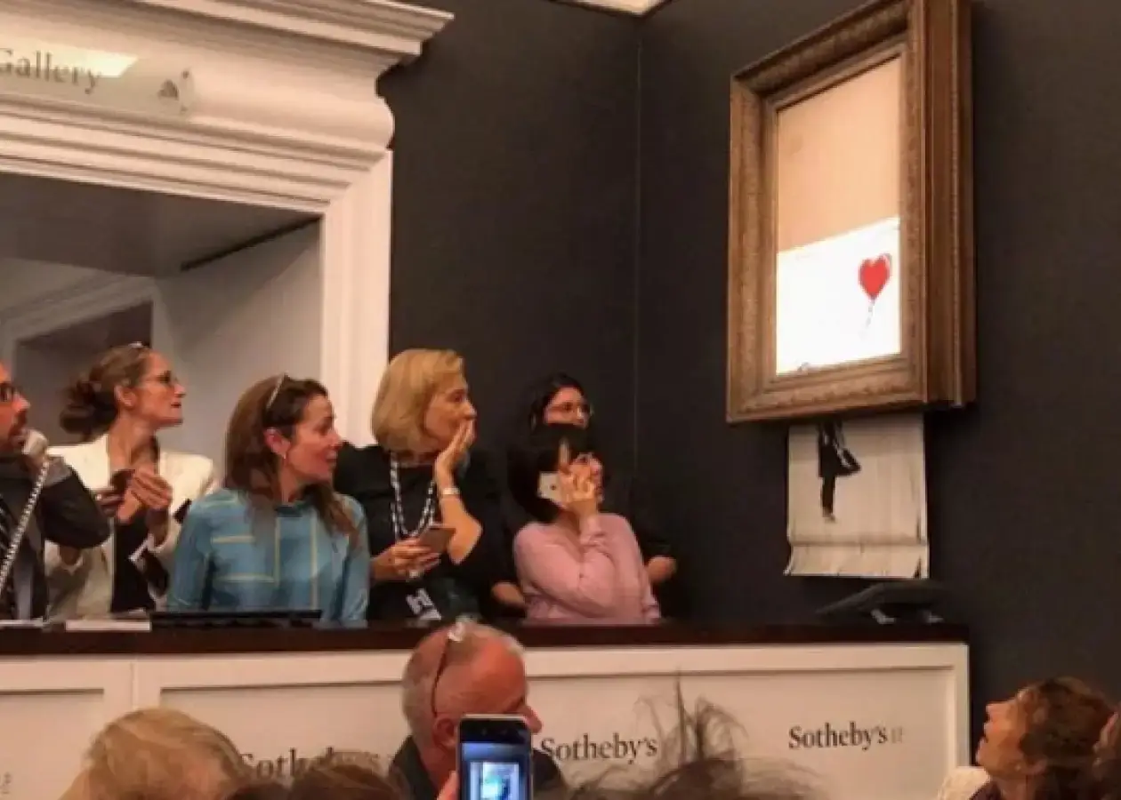 Love is in the Bin by Banksy