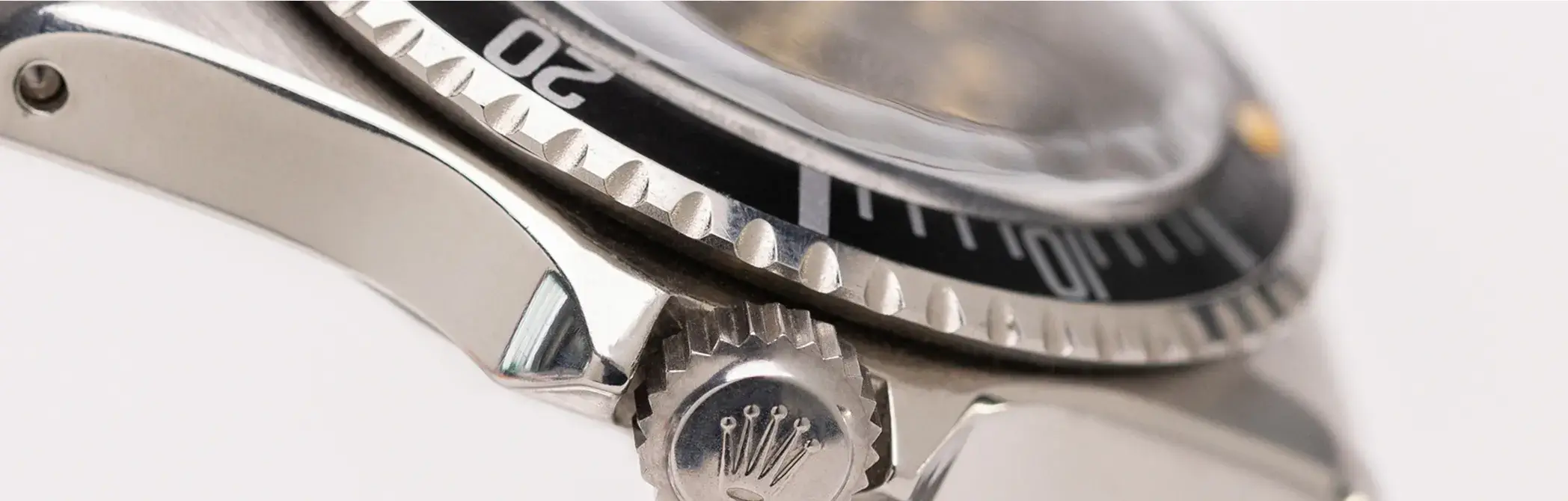 Rolex crown close up