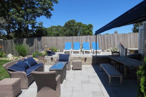 Sun Deck, Picnic Table and Gas Fire Pit